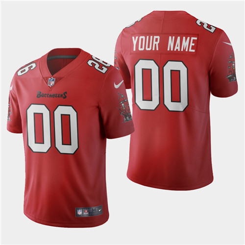 Custom Men's Tampa Bay Buccaneers 2020 Vapor Limited Red Jersey