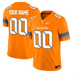 Custom Men's Tennessee Volunteers 2025 'Smokey Grey Series' Vapor Limited Jersey V2 - All Stitched Orange