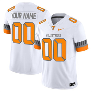 Custom Men's Tennessee Volunteers 2025 'Smokey Grey Series' Vapor Limited Jersey V2 - All Stitched White