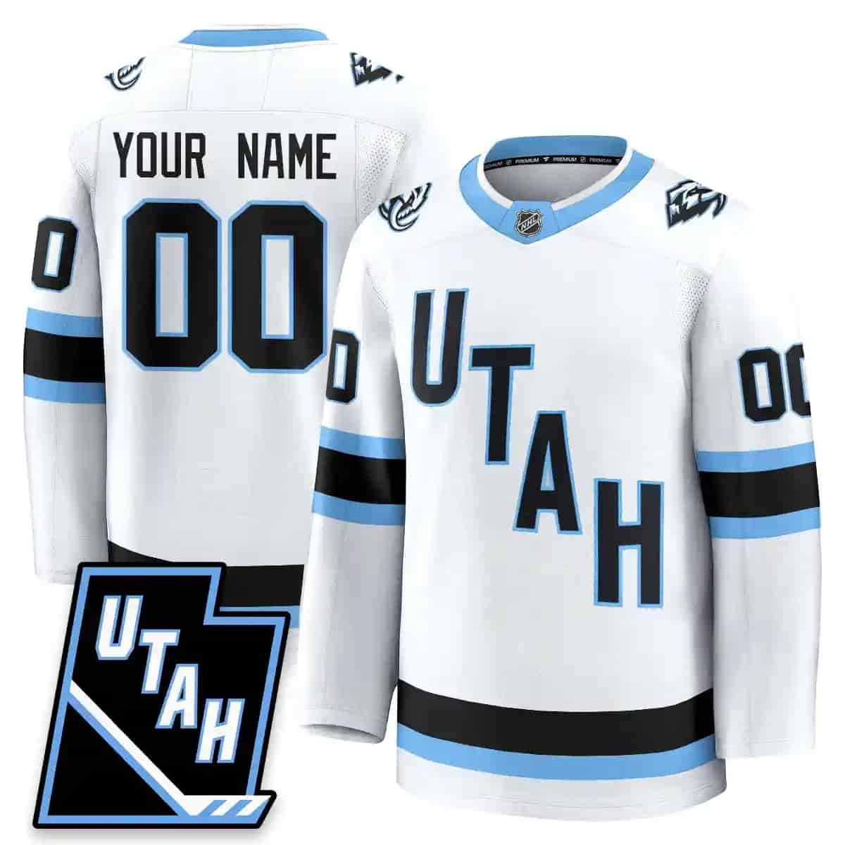 Custom Men's Utah Hockey ‘Mammoth’ 2025 Limited Jersey - All Stitched White