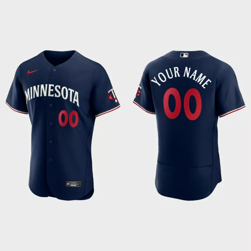 Custom Minnesota Twins 2023 Authentic Jersey – Navy