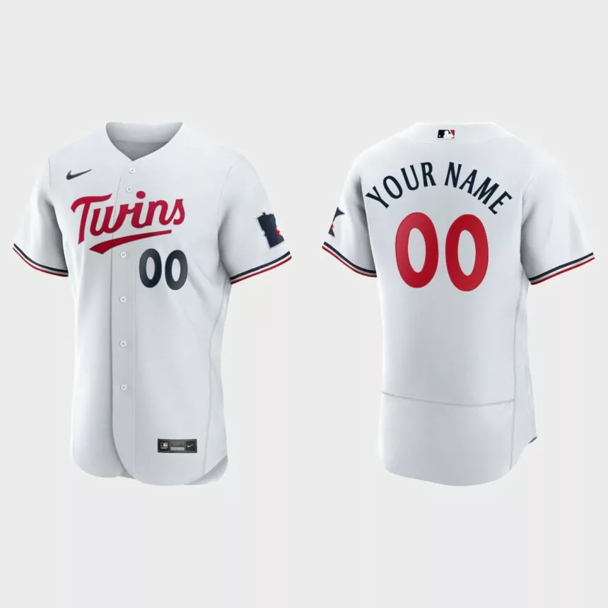 Custom Minnesota Twins 2023 Authentic Jersey – White