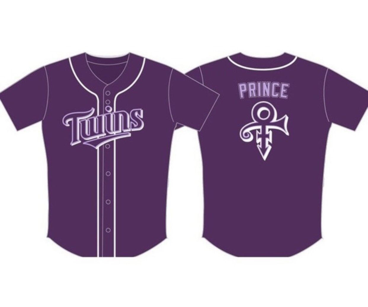Custom Minnesota Twins Prince Purple Baseball Jersey