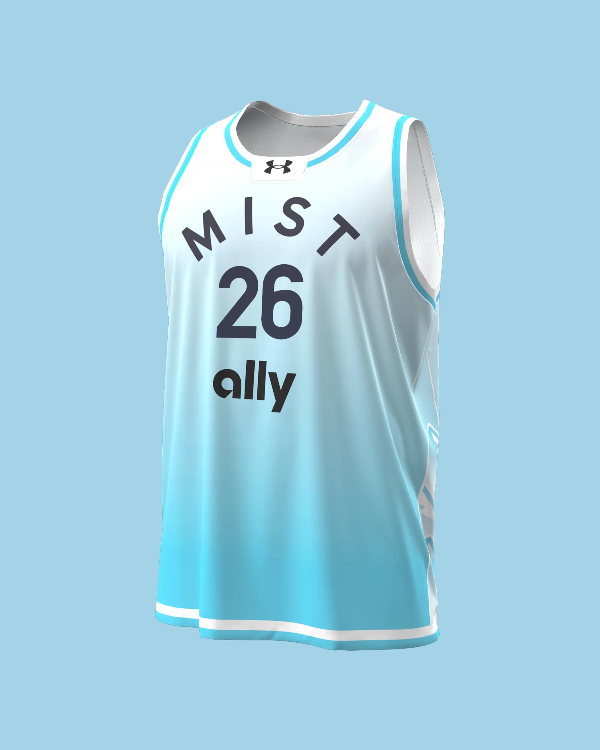 Custom Mist Basketball Club Under  Armour Jersey