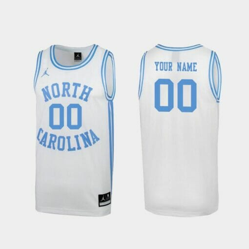 Custom Name Number North Carolina Tar Heels White March Madness Special College Basketball Jersey