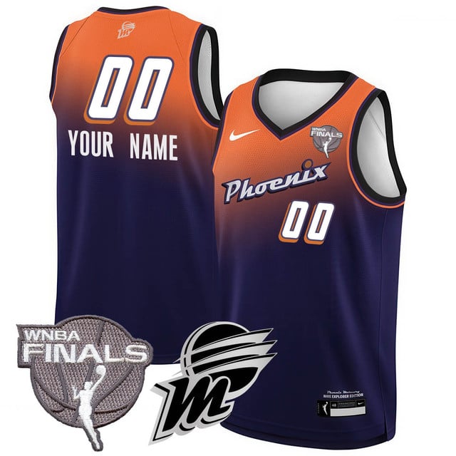 Custom Phoenix Mercury 2025 WNBA Finals Jersey - All Stitched Purple