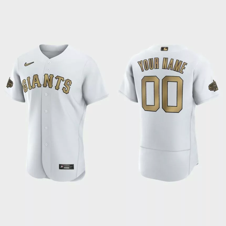Custom San Francisco Giants 2022 MLB All-Star Game Authentic Jersey – White