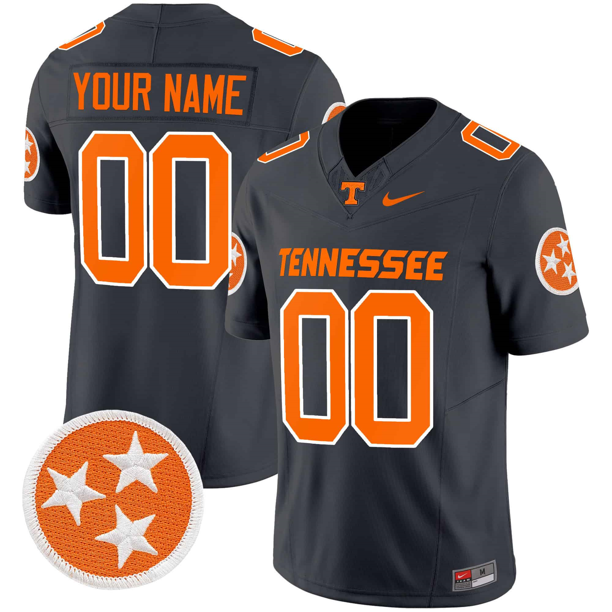 Custom Tennessee Volunteers 2024 Vapor Limited   Jersey – All Stitched Smokey Grey
