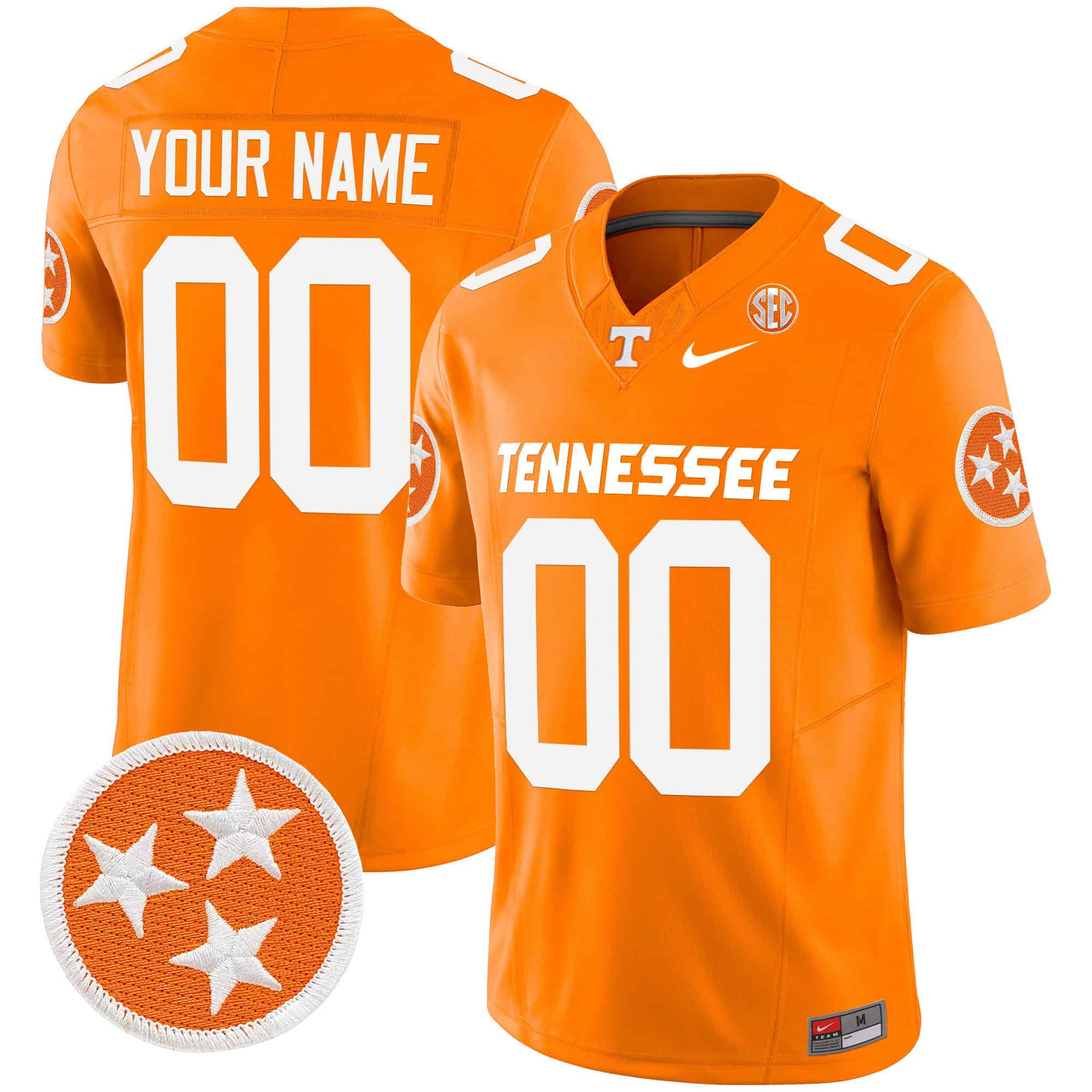 Custom Tennessee Volunteers 2024 Vapor Limited Custom Jersey – All Stitched Orange