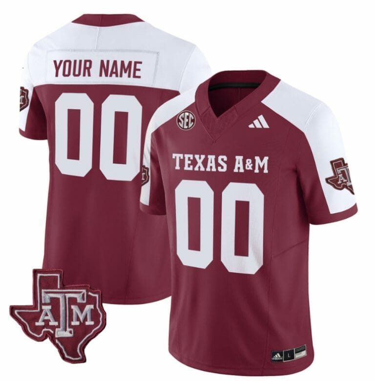 Custom Texas A&M Aggies Jersey Name and Number Vapor Limited College Football Stitched Alternate