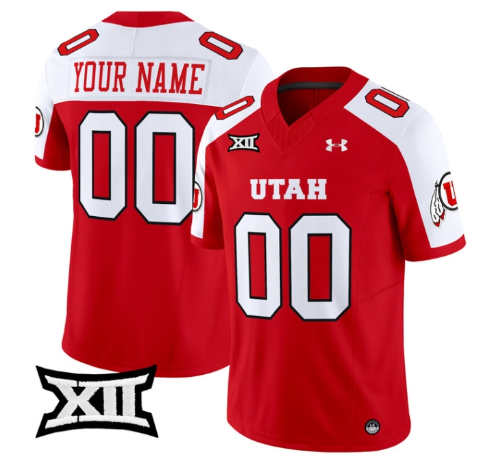 Custom Utah Utes 2024 Vapor Limited Football Jersey - All Stitched