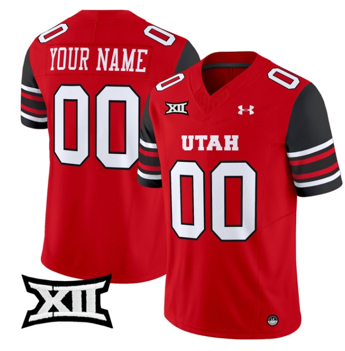 Custom Utah Utes 2024 Vapor Limited Football Jersey - All Stitched RED