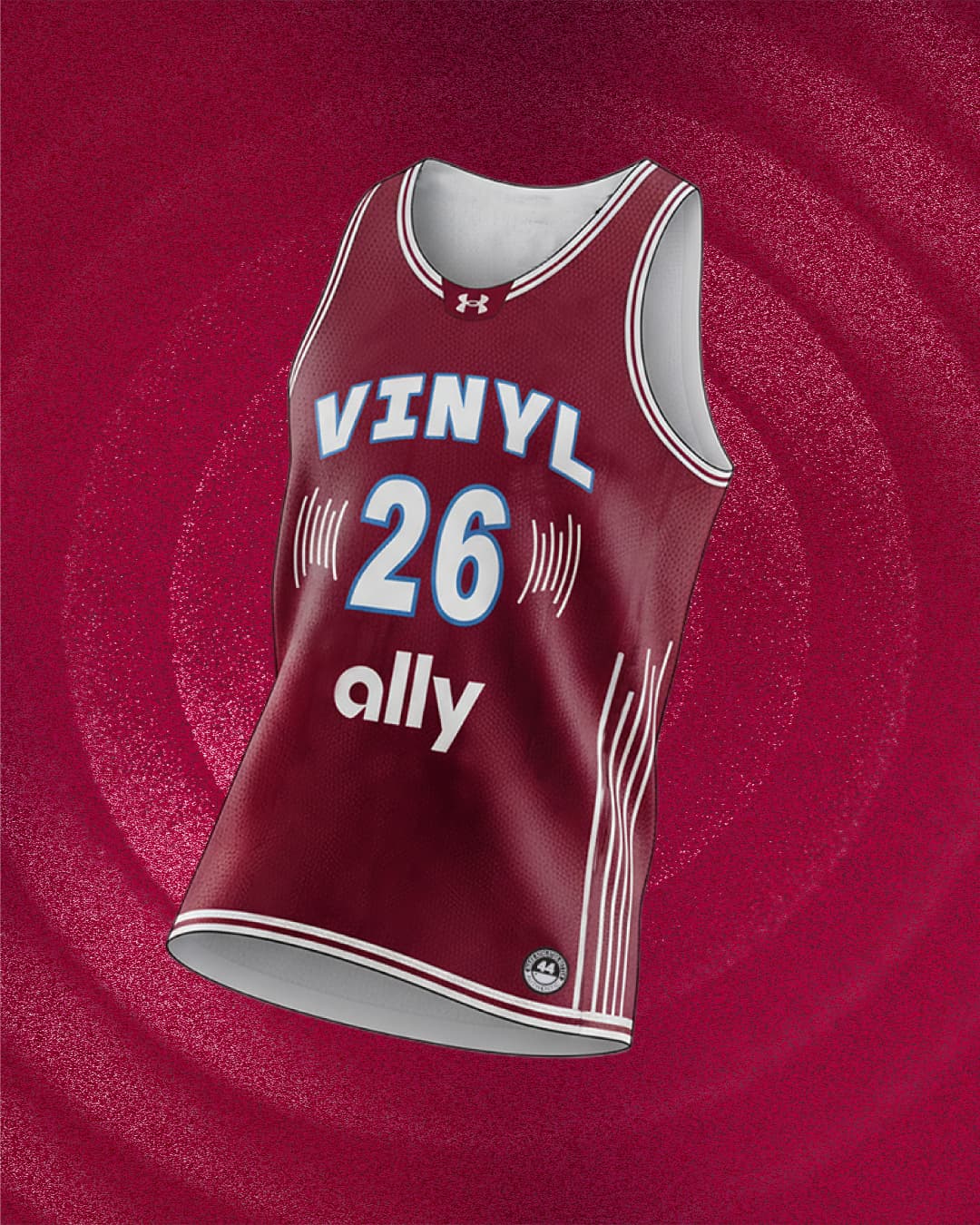 Custom Vinyl Basketball Club Under Armour Jersey