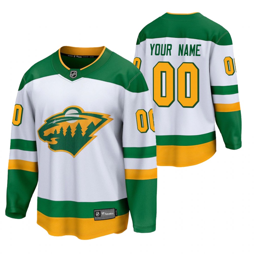 Custom Wild 2021 Reverse Retro White Jersey Special Edition