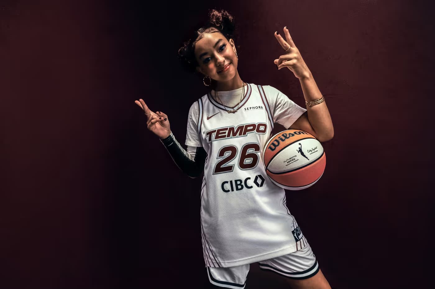 Custom Wnba Toronto Tempo basketball  jersey