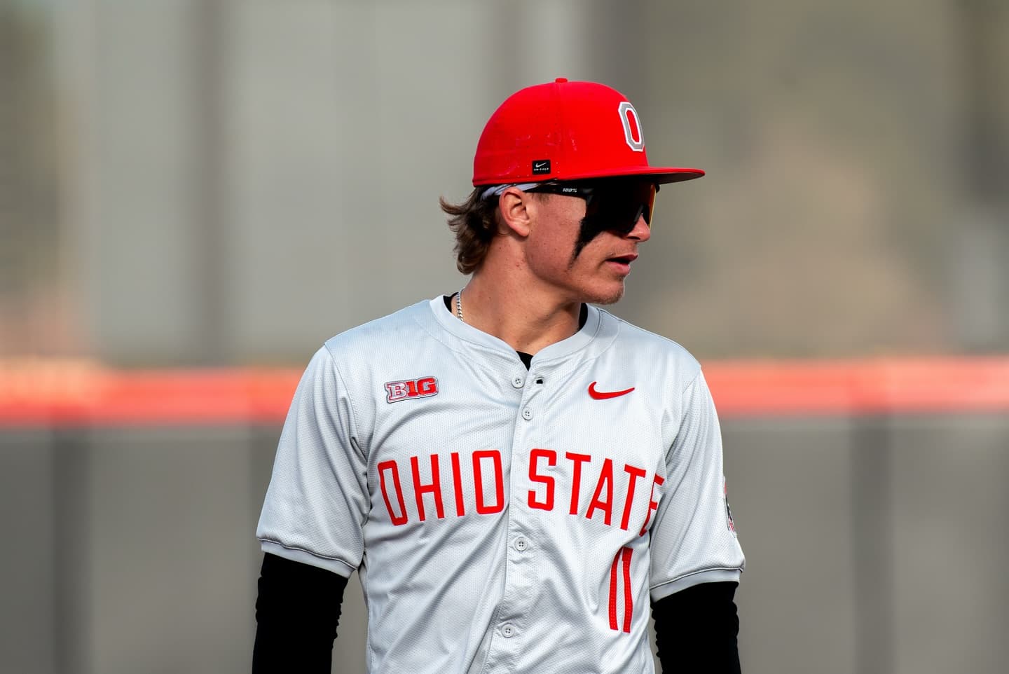 Custom ohio state  buckeyes baseball  jersey