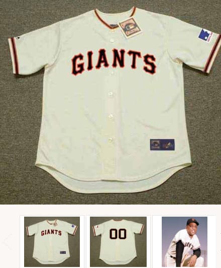 Customized   SAN FRANCISCO GIANTS 1969 Majestic Home Throwback Jersey Customized