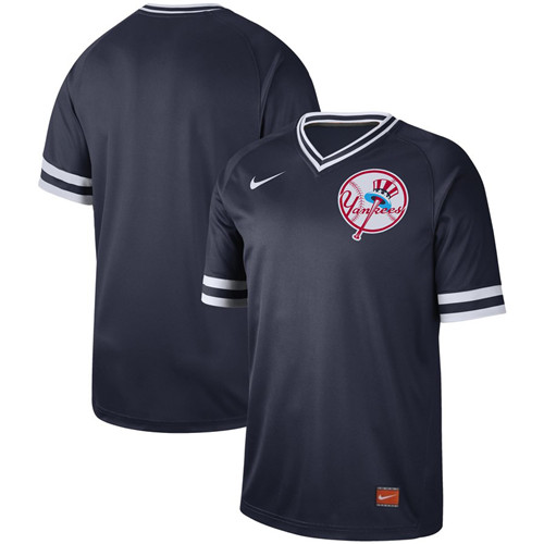 Customized Yankees Black Throwback Jersey