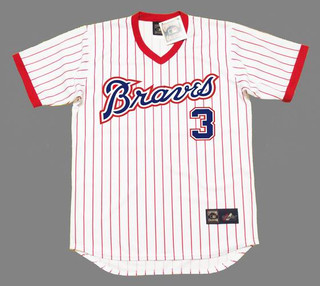 DALE MURPHY Atlanta Braves 1978 Home Majestic Baseball Throwback Jersey