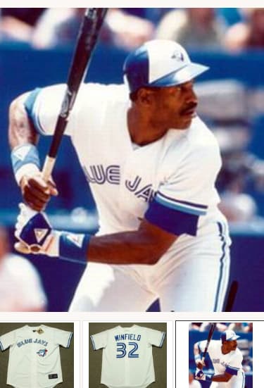 DAVE WINFIELD Toronto Blue Jays 1992 Majestic Throwback Home Baseball Jersey