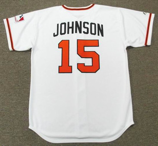 DAVEY JOHNSON Baltimore Orioles 1969 Majestic Cooperstown Home Baseball Jersey