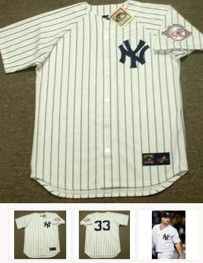 DAVID WELLS New York Yankees 2003 Majestic Cooperstown Home Baseball Jersey