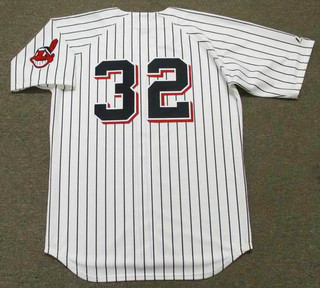 DEAN CHANCE Cleveland Indians 1970 Majestic Cooperstown Home Baseball Jersey