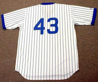 DENNIS ECKERSLEY Chicago Cubs 1984 Majestic Cooperstown Throwback Home Jersey