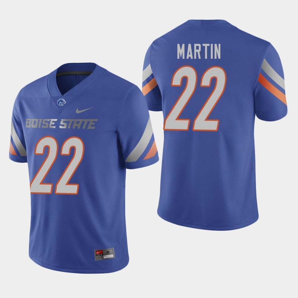 DOUG MARTIN BOISE STATE BRONCOS FOOTBALL JERSEY - ROYAL