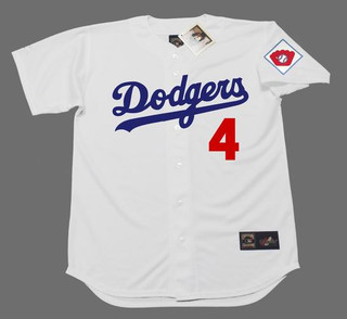 DUKE SNIDER Brooklyn Dodgers 1951 Majestic Cooperstown Home Baseball Jersey