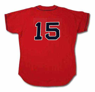 DUSTIN PEDROIA Boston Red Sox 2010 Majestic Throwback Alternate Baseball Jersey