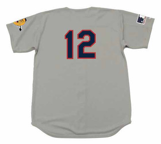 DUSTY BAKER Atlanta Braves 1969 Away Majestic Throwback Baseball Jersey