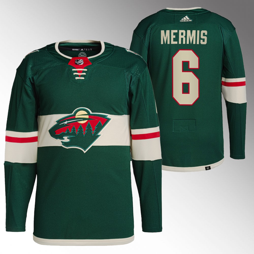 Dakota Mermis Minnesota Wild Home Green Authentic Jersey