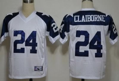 Dallas Cowboys #24 Morris Claiborne White Thanksgivings NFL Jerseys