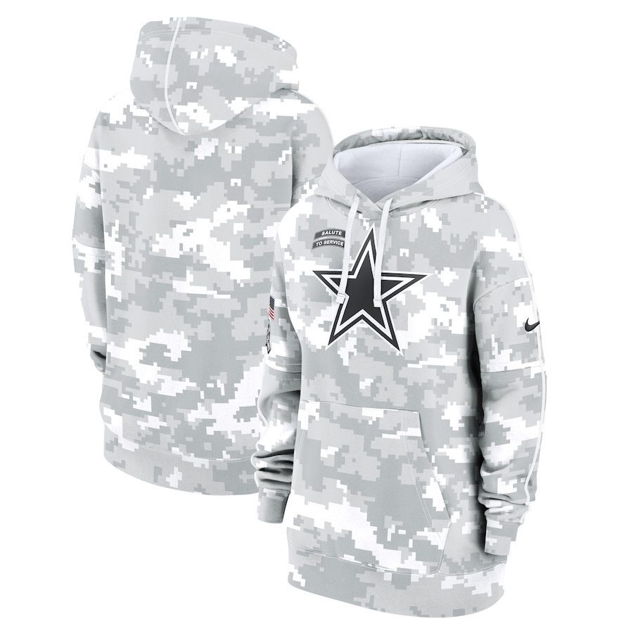 Dallas Cowboys 2025 Salute to Service  Limited Football Stitched hoodie Jersey