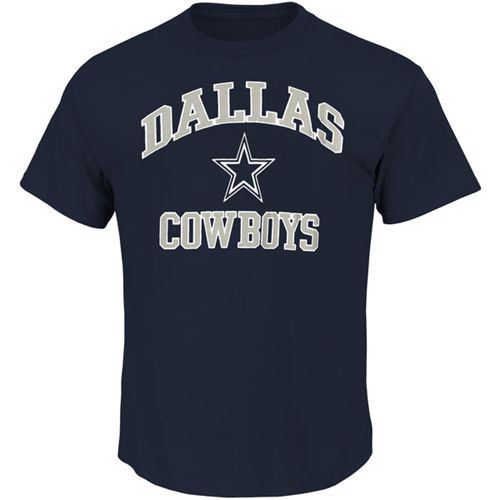 Dallas Cowboys Big & Tall Heart & Soul III T-Shirt Navy