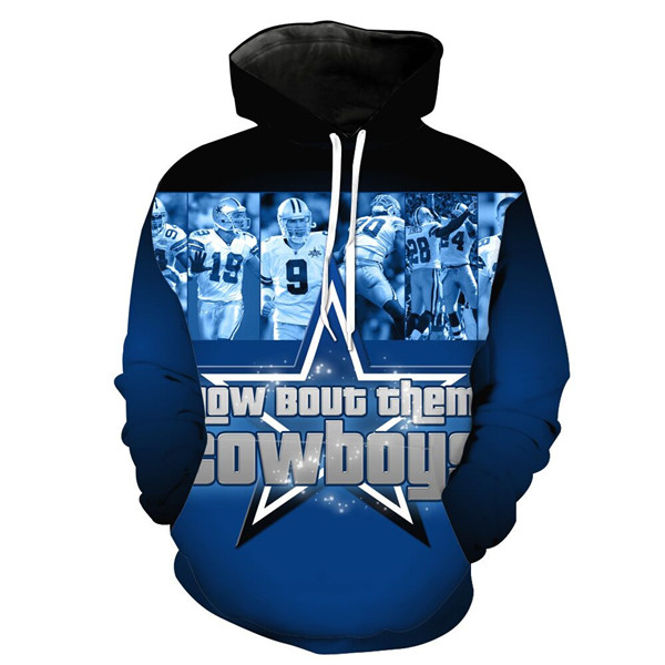 Dallas Cowboys Navy Hoodie-4