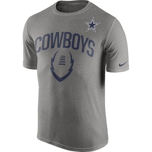 Dallas Cowboys Nike Legend Icon Performance T-Shirt Dark Gray