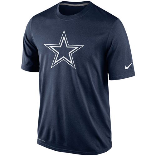 Dallas Cowboys Nike Legend Logo Essential 2 Performance T-Shirt Navy