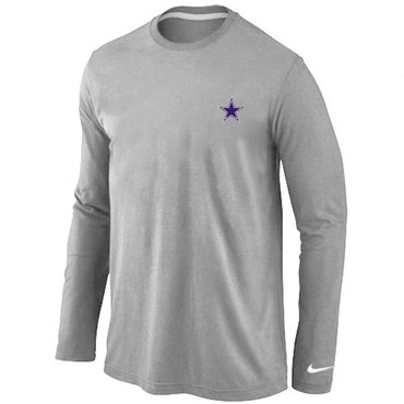 Dallas Cowboys Sideline Legend Authentic Long Sleeve T-Shirt Grey