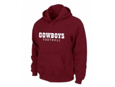 Dallas Cowboys font Pullover Hoodie Red