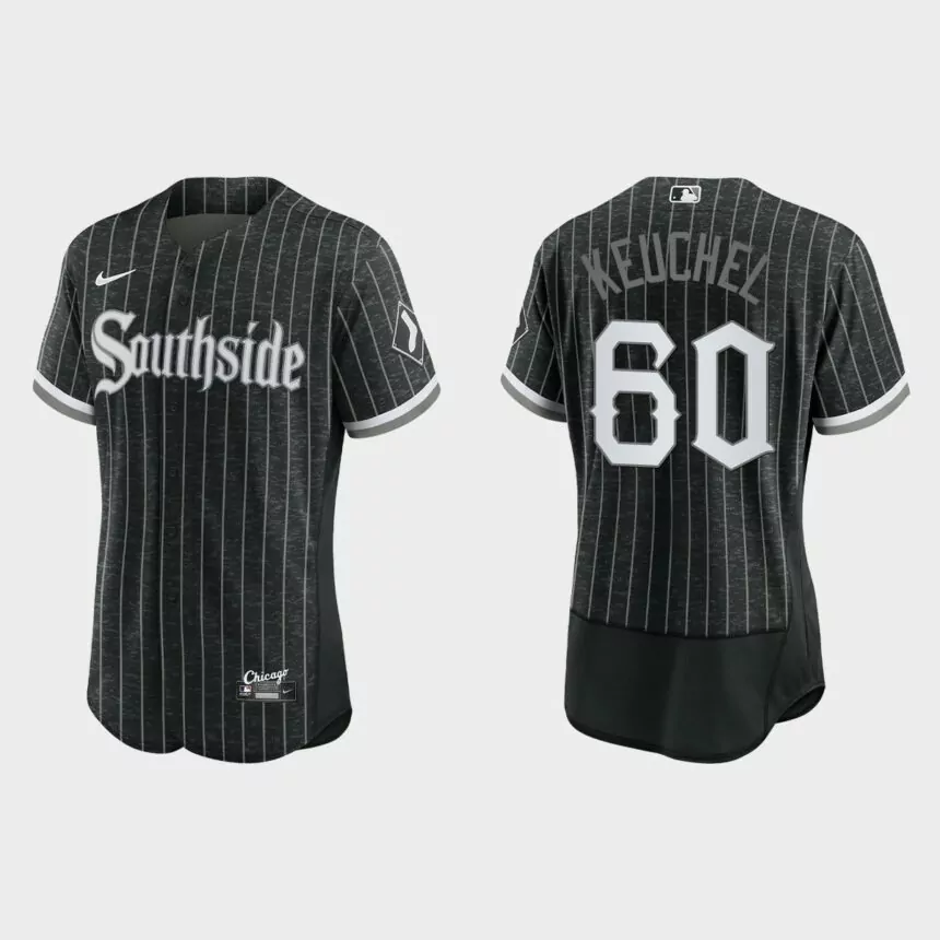 Dallas Keuchel Chicago White Sox 2021 City Connect Authentic Jersey – Black