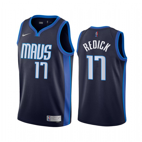 Dallas Mavericks #17 JJ Redick Navy NBA Swingman 2020-21 Earned Edition Jersey