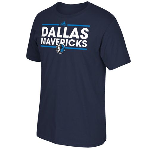 Dallas Mavericks Adidas Dassler T-Shirt Navy