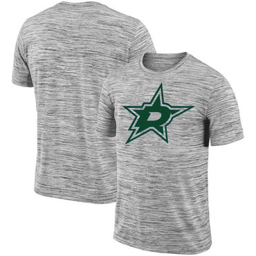 Dallas Stars 2018 Heathered Black Sideline Legend Velocity Travel Performance T-Shirt