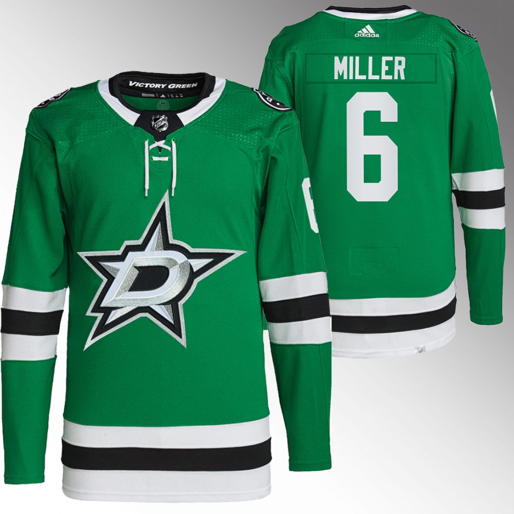 Dallas Stars Colin Miller Green Primegreen Authentic Home Jersey