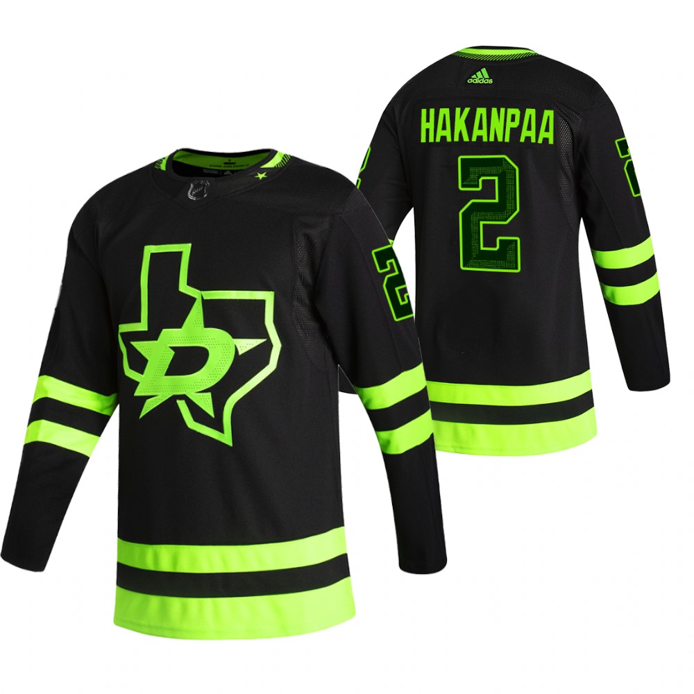 Dallas Stars Jani Hakanpaa Black 2021 Authentic Alternate Jersey