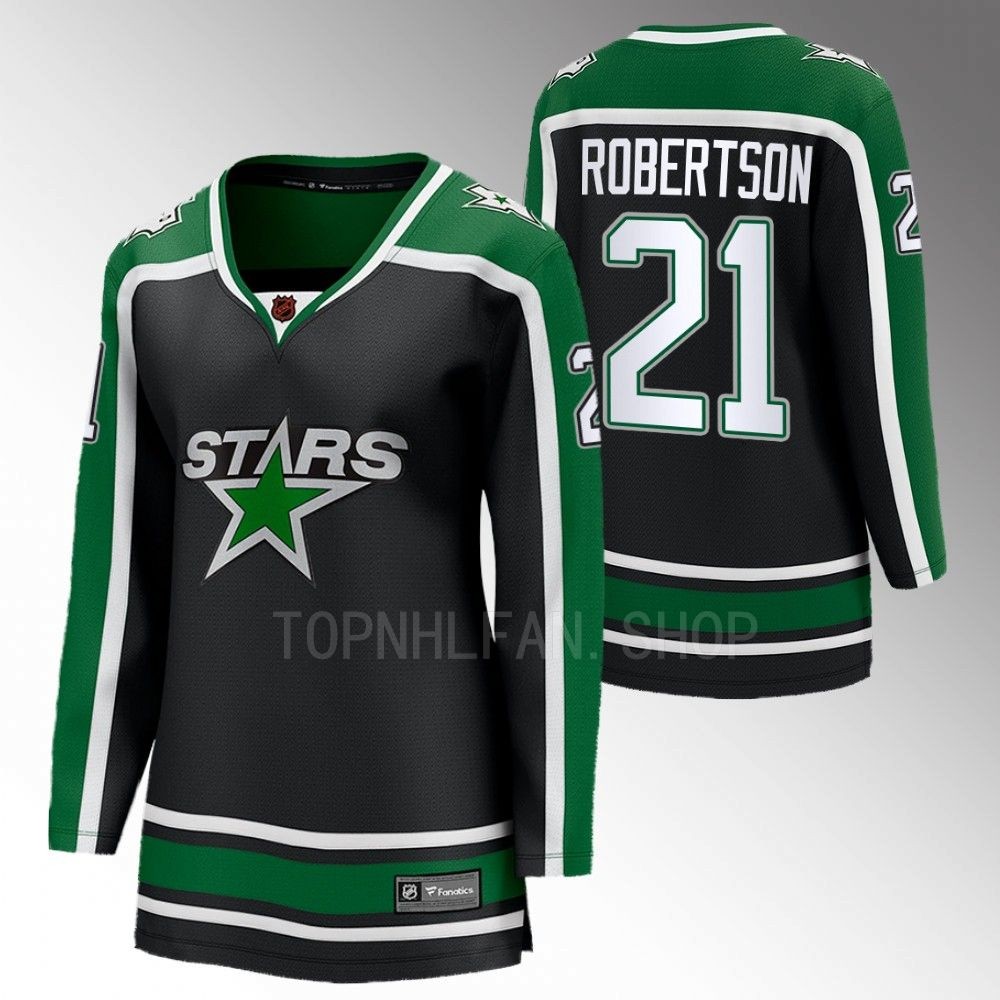 Dallas Stars Jason Robertson Women Black 2022 Special Edition 2.0 Jersey