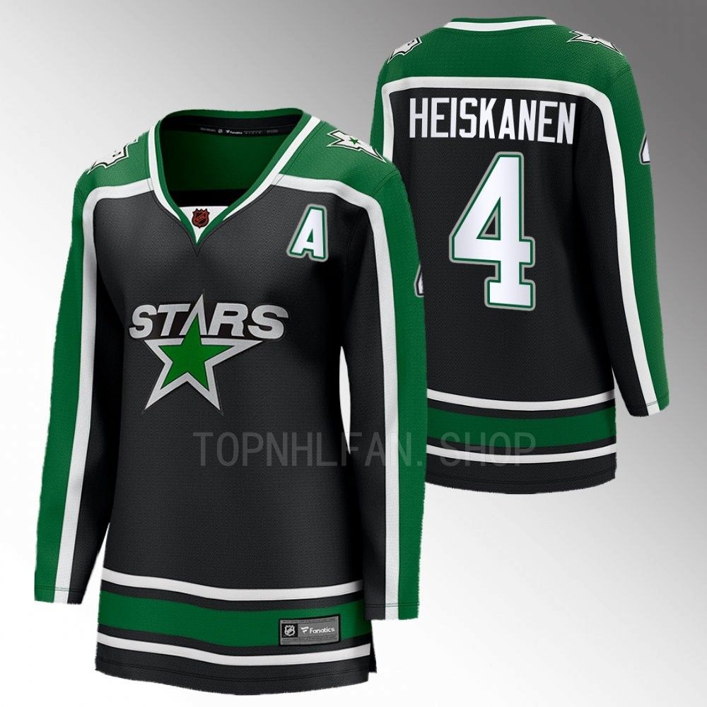 Dallas Stars Miro Heiskanen Women Black 2022 Special Edition 2.0 Jersey