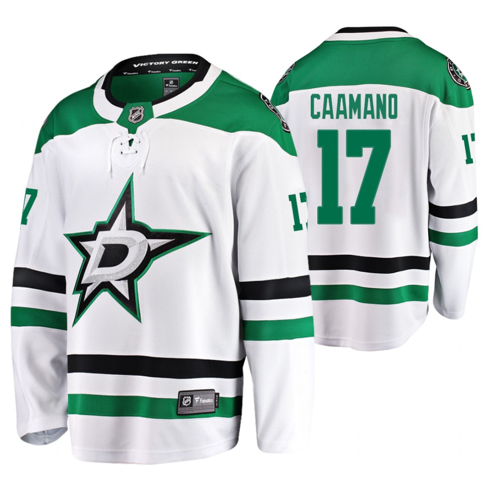 Dallas Stars Nick Caamano Men's Away Breakaway Player Fanatics Branded Jersey